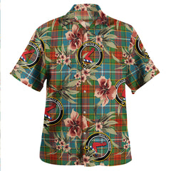 Clan Crozier Ancient Tartan Crest Badge Aloha Hawaiian Shirt Tropical Old Style CH16 Crozier Ancient Tartan Tartan Today   