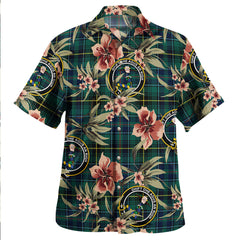 Clan MacInnes Modern Tartan Crest Badge Aloha Hawaiian Shirt Tropical Old Style CY59 MacInnes Modern Tartan Tartan Today   