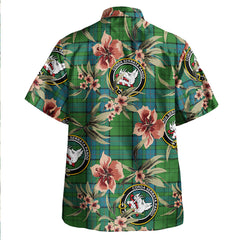 Clan Lockhart Ancient Tartan Crest Badge Aloha Hawaiian Shirt Tropical Old Style LI35 Lockhart Ancient Tartan Tartan Today   