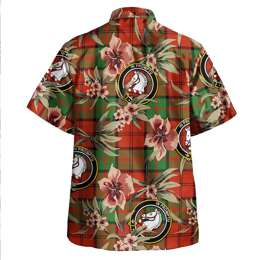 Clan Dunbar Ancient Tartan Crest Badge Aloha Hawaiian Shirt Tropical Old Style KN30 Dunbar Ancient Tartan Tartan Today   