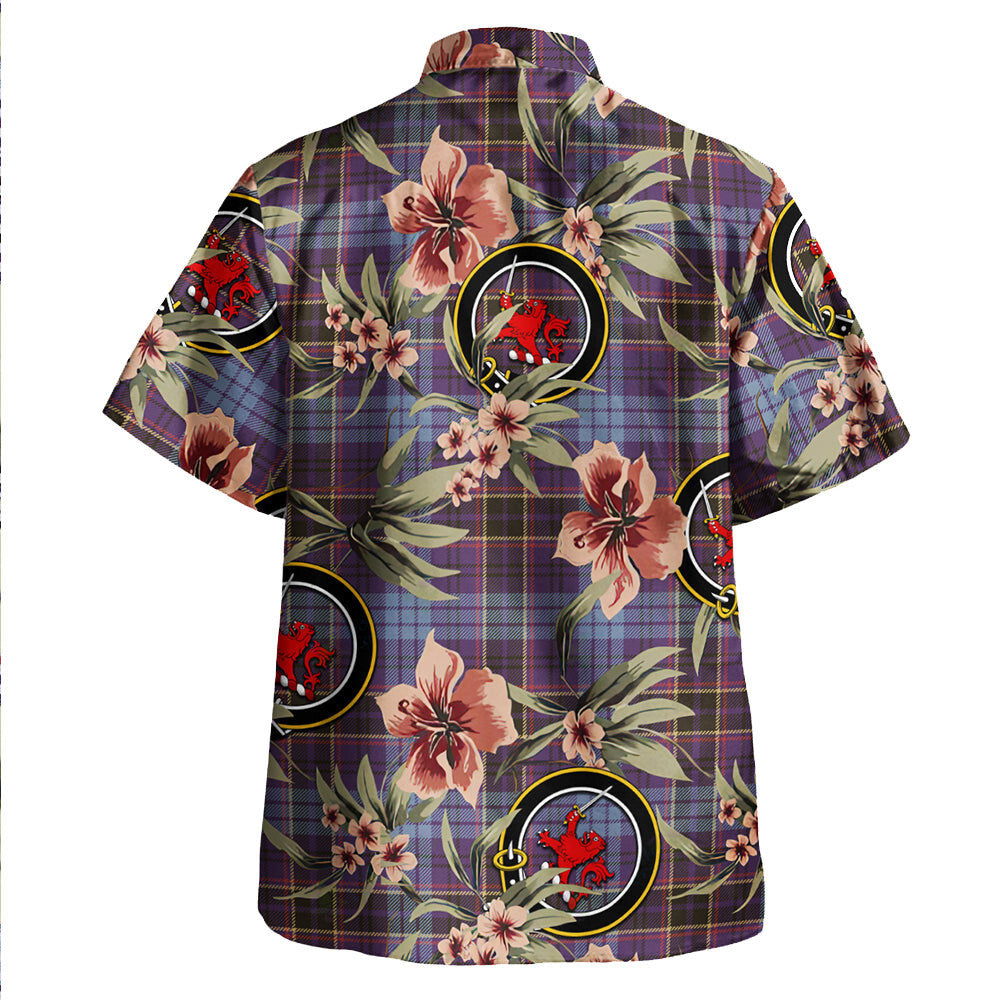 Clan Dempster Weathered Tartan Crest Badge Aloha Hawaiian Shirt Tropical Old Style EN77 Dempster Weathered Tartan Tartan Today   