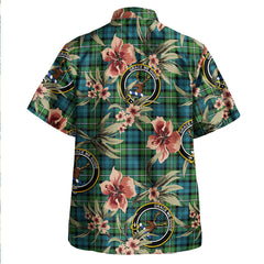 Forbes Ancient Tartan Clan Crest Badge Aloha Hawaiian Shirt Tropical Old Style WR43 Forbes Ancient Tartan Tartan Today   