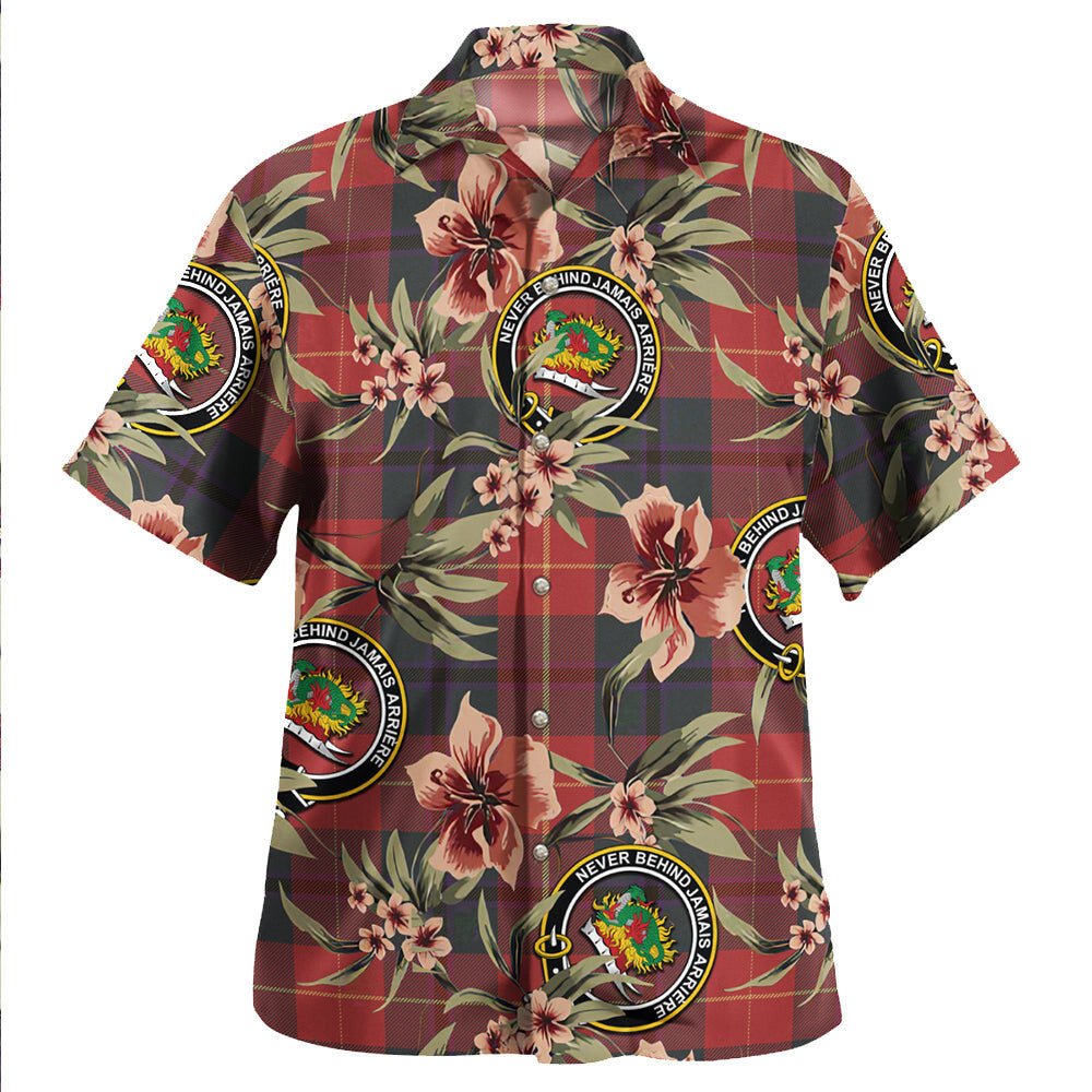 Clan Douglas of Roxburgh Weathered Tartan Crest Badge Aloha Hawaiian Shirt Tropical Old Style AO47 Douglas of Roxburgh Weathered Tartan Tartan Today   