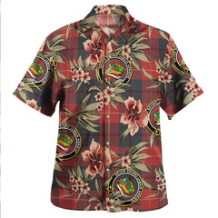 Clan Douglas of Roxburgh Weathered Tartan Crest Badge Aloha Hawaiian Shirt Tropical Old Style AO47 Douglas of Roxburgh Weathered Tartan Tartan Today   