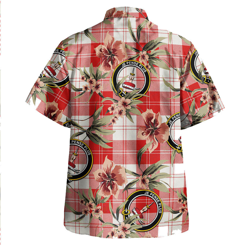 Clan Erskine Weathered Tartan Crest Badge Aloha Hawaiian Shirt Tropical Old Style WP82 Erskine Weathered Tartan Tartan Today   