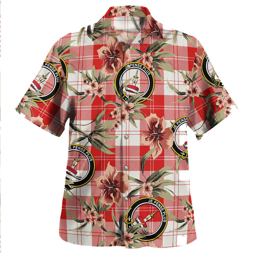 Clan Erskine Weathered Tartan Crest Badge Aloha Hawaiian Shirt Tropical Old Style WP82 Erskine Weathered Tartan Tartan Today   
