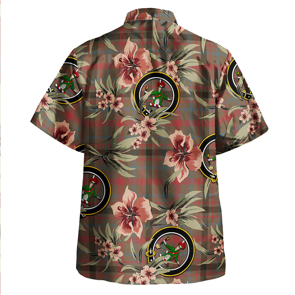 Clan MacDonagh Weathered Tartan Crest Badge Aloha Hawaiian Shirt Tropical Old Style IZ81 MacDonagh Weathered Tartan Tartan Today   