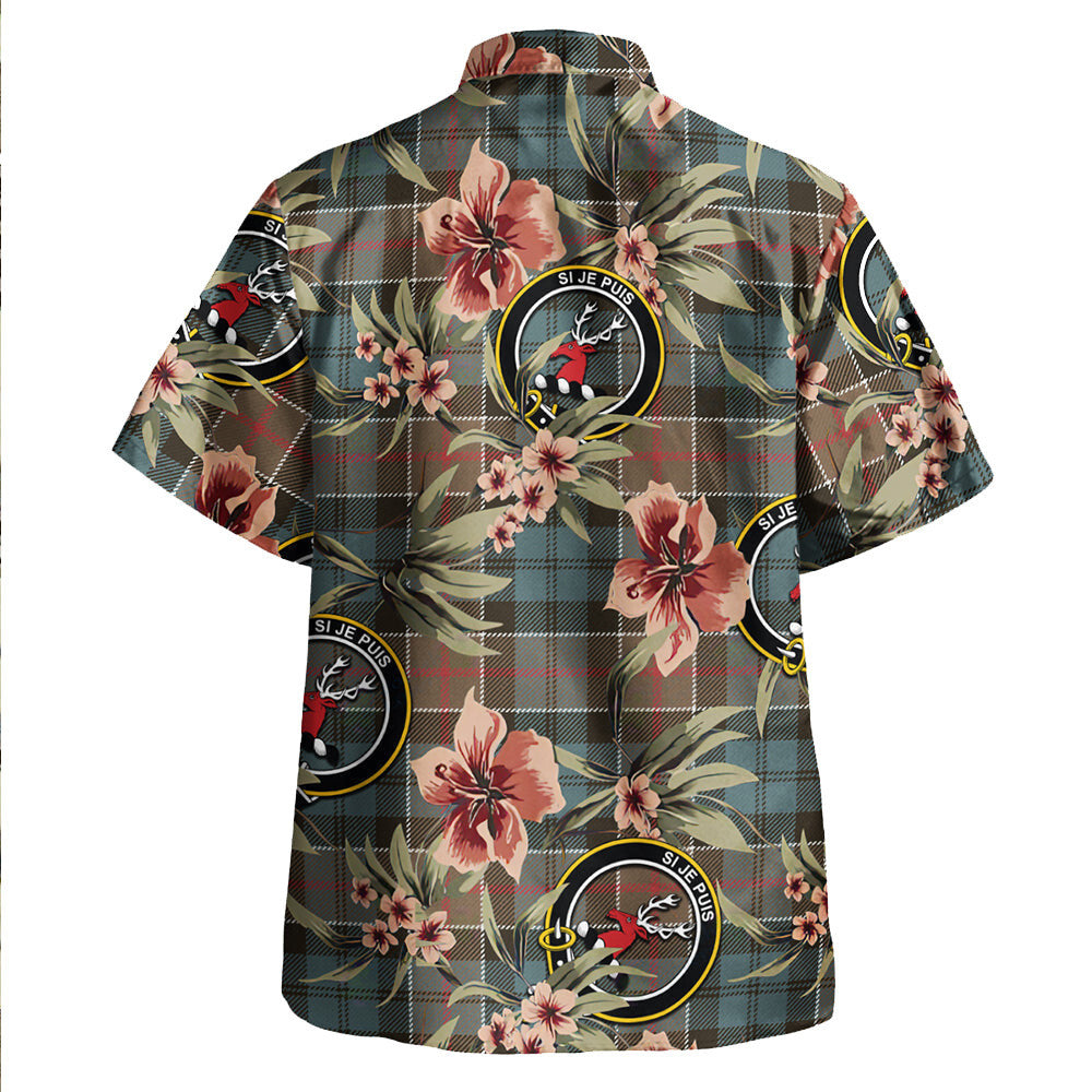 Clan Colquhoun (Cowans) Weathered Tartan Crest Badge Aloha Hawaiian Shirt Tropical Old Style LP29 Colquhoun (Cowans) Weathered Tartan Tartan Today   