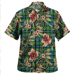 Gordon Ancient Tartan Clan Crest Badge Aloha Hawaiian Shirt Tropical Old Style JB46 Gordon Ancient Tartan Tartan Today   