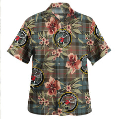 Clan Colquhoun (Cowans) Weathered Tartan Crest Badge Aloha Hawaiian Shirt Tropical Old Style LP29 Colquhoun (Cowans) Weathered Tartan Tartan Today   