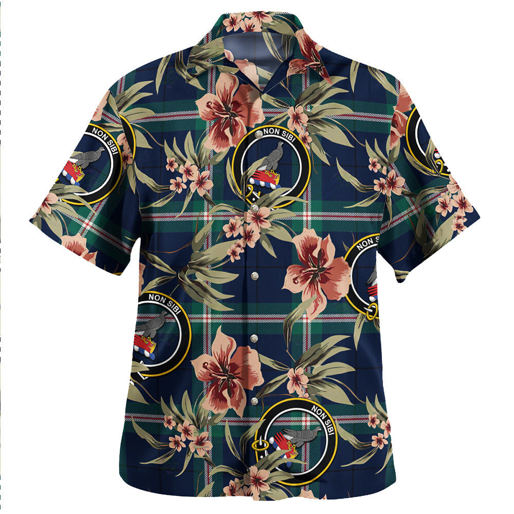 Cleland Modern Tartan Clan Crest Badge Aloha Hawaiian Shirt Tropical Old Style NJ89 Cleland Modern Tartan Tartan Today   