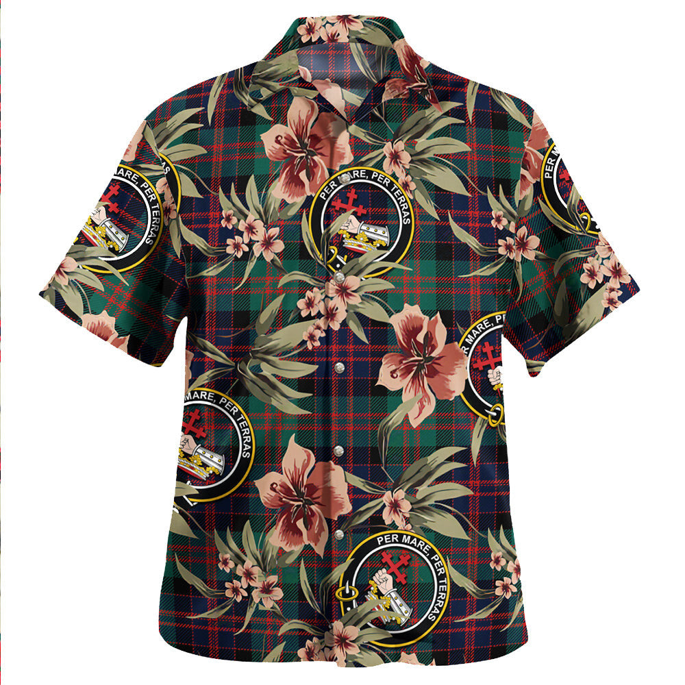 Clan MacDonald (Donald) Modern Tartan Crest Badge Aloha Hawaiian Shirt Tropical Old Style FH91 MacDonald (Donald) Modern Tartan Tartan Today   