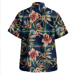 Cleland Modern Tartan Clan Crest Badge Aloha Hawaiian Shirt Tropical Old Style NJ89 Cleland Modern Tartan Tartan Today   