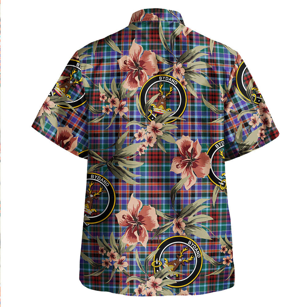 Clan Huntly Modern Tartan Crest Badge Aloha Hawaiian Shirt Tropical Old Style QB39 Huntly Modern Tartan Tartan Today   