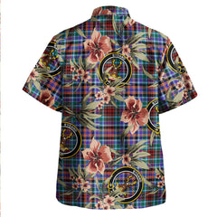 Clan Huntly Modern Tartan Crest Badge Aloha Hawaiian Shirt Tropical Old Style QB39 Huntly Modern Tartan Tartan Today   