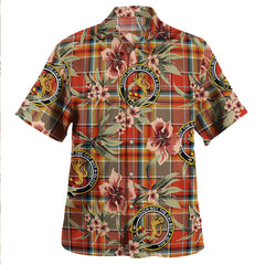 Clan MacGlashan Ancient Tartan Crest Badge Aloha Hawaiian Shirt Tropical Old Style OO10 MacGlashan Ancient Tartan Tartan Today   