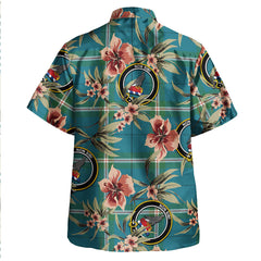 Cleland Ancient Tartan Clan Crest Badge Aloha Hawaiian Shirt Tropical Old Style YP22 Cleland Ancient Tartan Tartan Today   