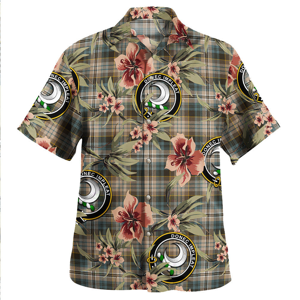 Clan Kidd Weathered Tartan Crest Badge Aloha Hawaiian Shirt Tropical Old Style KT64 Kidd Weathered Tartan Tartan Today   