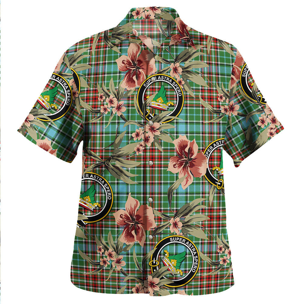 Gayre Modern Tartan Clan Crest Badge Aloha Hawaiian Shirt Tropical Old Style QZ71 Gayre Modern Tartan Tartan Today   