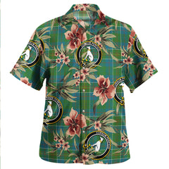 Clan Hunter of Hunterston (Galbraith of Hunterston) Ancient Tartan Crest Badge Aloha Hawaiian Shirt Tropical Old Style JI59 Hunter of Hunterston (Galbraith of Hunterston) Ancient Tartan Tartan Today   