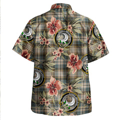 Clan Kidd Weathered Tartan Crest Badge Aloha Hawaiian Shirt Tropical Old Style KT64 Kidd Weathered Tartan Tartan Today   