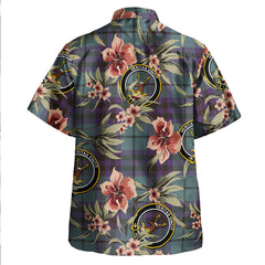 Clan Keith (Marshall) Weathered Tartan Crest Badge Aloha Hawaiian Shirt Tropical Old Style FY83 Keith (Marshall) Weathered Tartan Tartan Today   