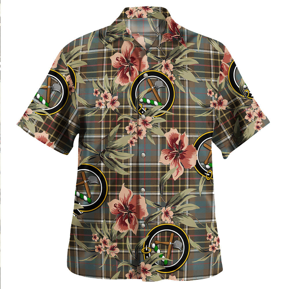 Clan Hislop #2 Weathered Tartan Crest Badge Aloha Hawaiian Shirt Tropical Old Style KE75 Hislop #2 Weathered Tartan Tartan Today   