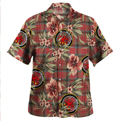 Clan MacDuff Weathered Tartan Crest Badge Aloha Hawaiian Shirt Tropical Old Style AE90 MacDuff Weathered Tartan Tartan Today   