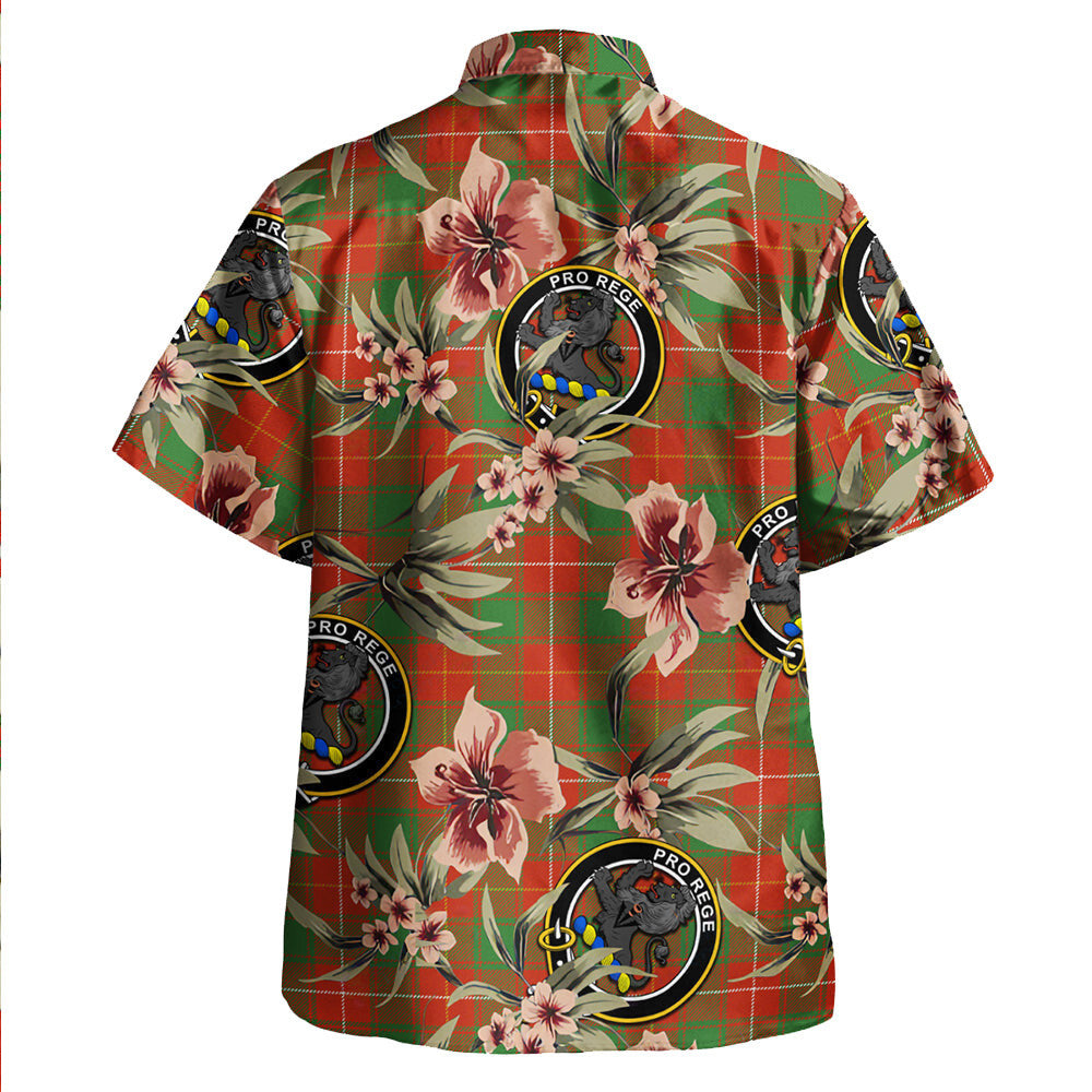 Clan MacFie (MacPhee) Ancient Tartan Crest Badge Aloha Hawaiian Shirt Tropical Old Style MW31 MacFie (MacPhee) Ancient Tartan Tartan Today   