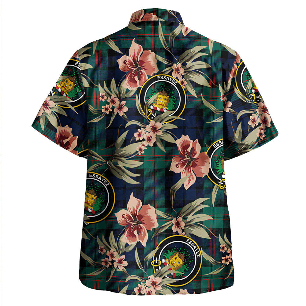 Clan Dundas Modern Tartan Crest Badge Aloha Hawaiian Shirt Tropical Old Style UH17 Dundas Modern Tartan Tartan Today   