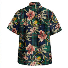 Clan Dundas Modern Tartan Crest Badge Aloha Hawaiian Shirt Tropical Old Style UH17 Dundas Modern Tartan Tartan Today   