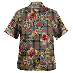 Clan Logan Weathered Tartan Crest Badge Aloha Hawaiian Shirt Tropical Old Style UF80 Logan Weathered Tartan Tartan Today   