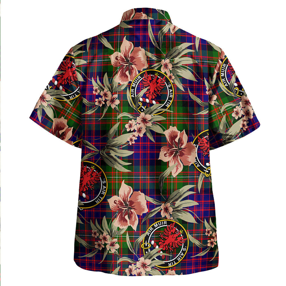 Clan MacDonnell Tartan Crest Badge Aloha Hawaiian Shirt Tropical Old Style LO85 MacDonnell Tartan Tartan Today   