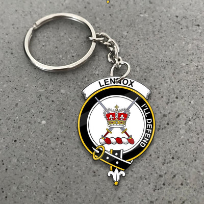 Clan Lennox (Lennox Kincaid) Tartan Crest Keychain
