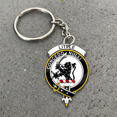 Clan Little Tartan Crest Keychain