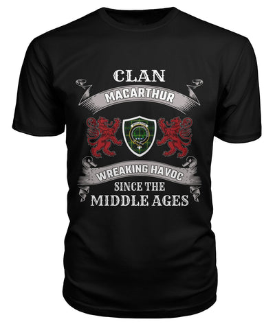 Clan MacArthur Tartan 2D T-ShirtCM24