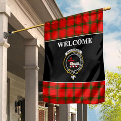 Clan MacDonald (of Sleat) Tartan Crest Black Garden Flag DD88 Clan MacDonald Tartan Today   