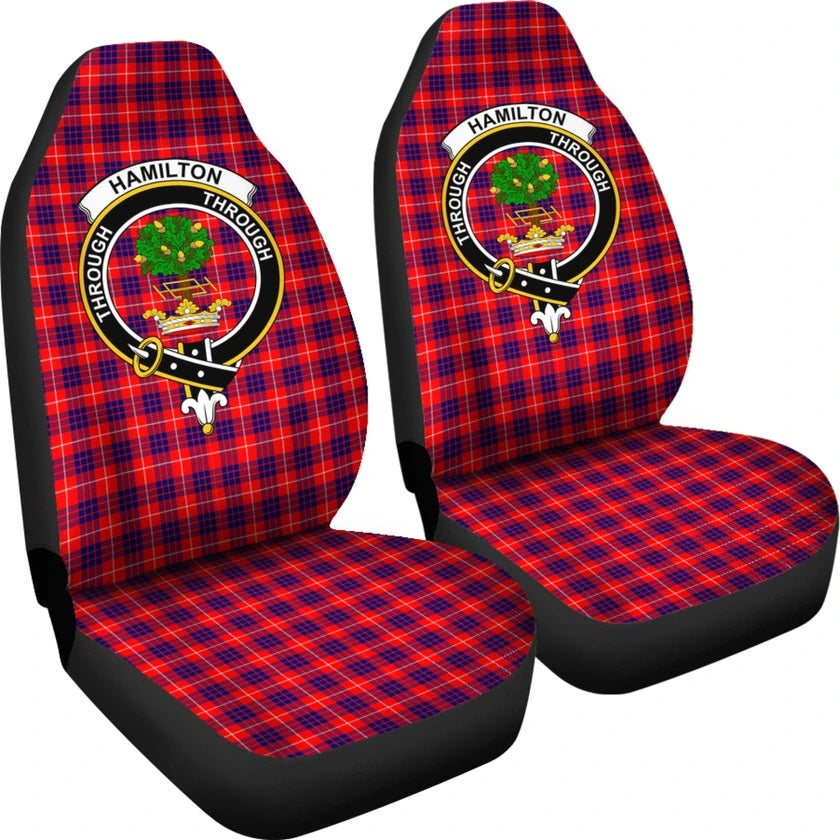 Clan Hamilton Ancient Family Modern Tartan Crest Car seat Cover BL24 Clan Hamilton Tartan Today   