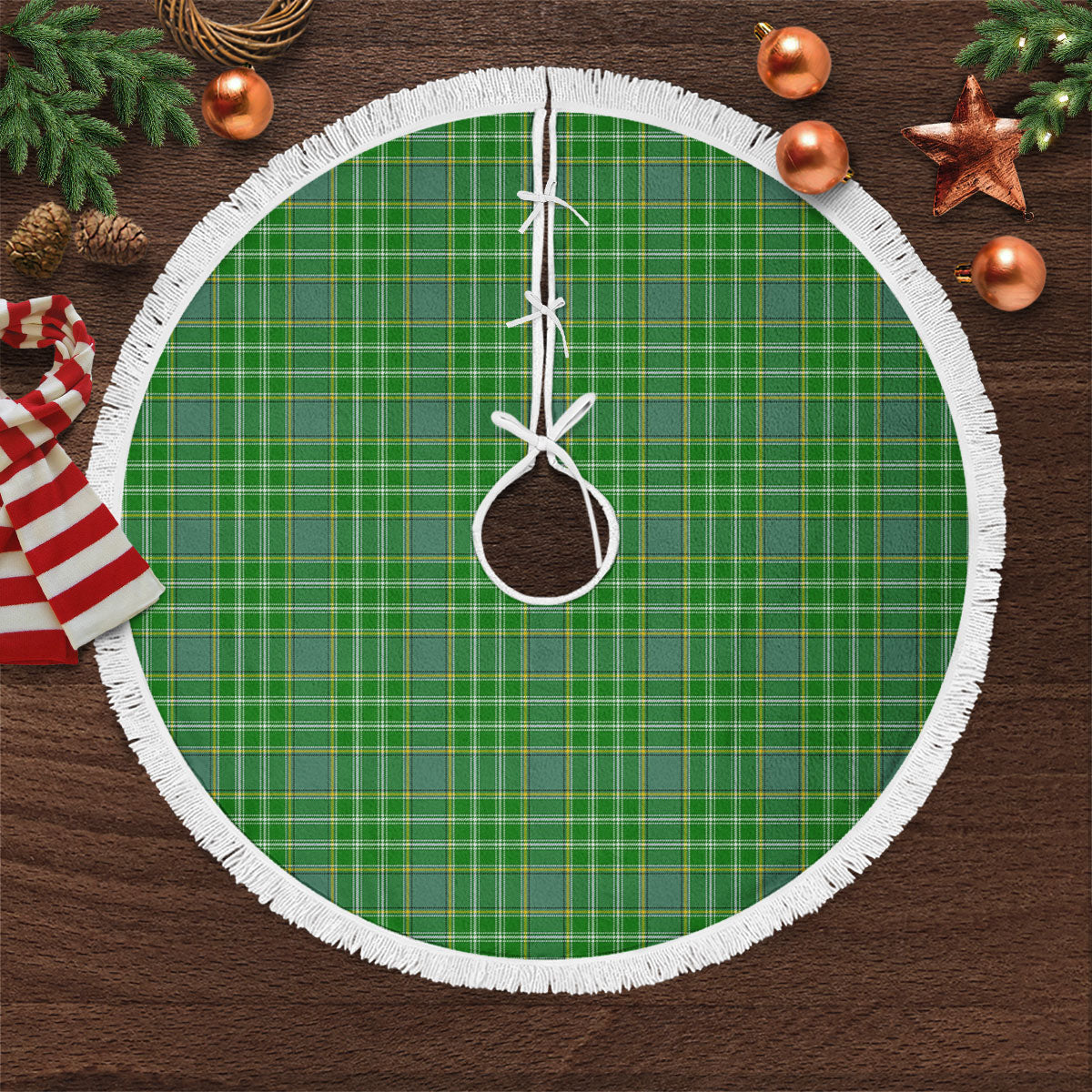 Clan Currie or Curry Tartan Christmas Tree Skirt KY54 Currie or Curry Tartan Tartan Christmas   