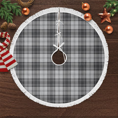 Clan Douglas Grey Modern Tartan Christmas Tree Skirt SM71 Douglas Grey Modern Tartan Tartan Christmas   