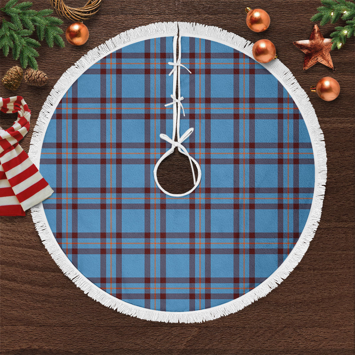 Clan Elliot Ancient Tartan Christmas Tree Skirt QP90 Elliot Ancient Tartan Tartan Christmas   