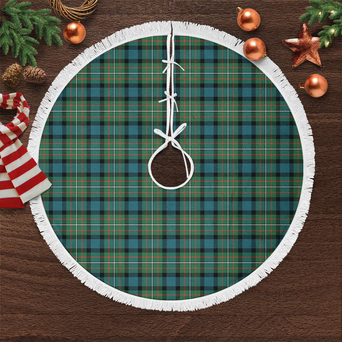 Clan Ferguson Ancient Tartan Christmas Tree Skirt XD90 Ferguson Ancient Tartan Tartan Christmas   