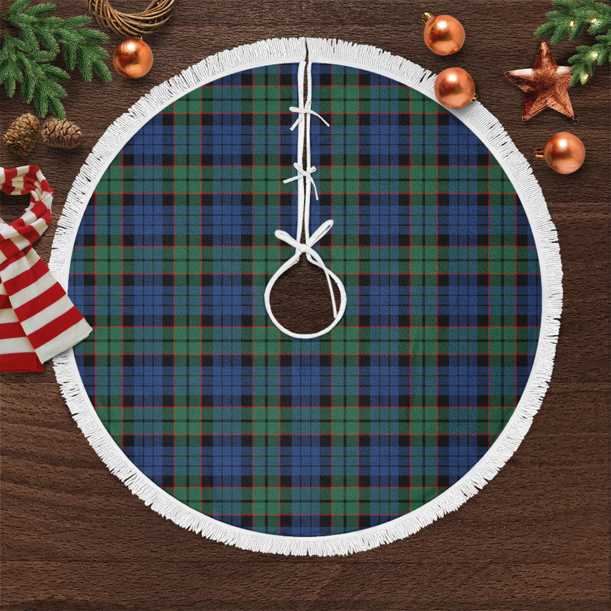 Clan Fletcher Ancient Tartan Christmas Tree Skirt HU92 Fletcher Ancient Tartan Tartan Christmas   