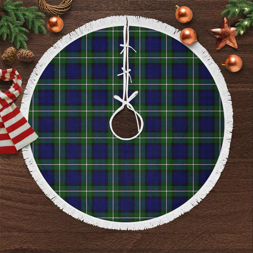 Clan Forbes Modern Tartan Christmas Tree Skirt UW14 Forbes Modern Tartan Tartan Christmas   