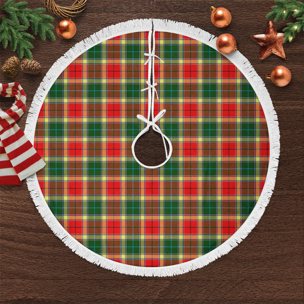 Clan Gibson Tartan Christmas Tree Skirt JN41 Gibson Tartan Tartan Christmas   