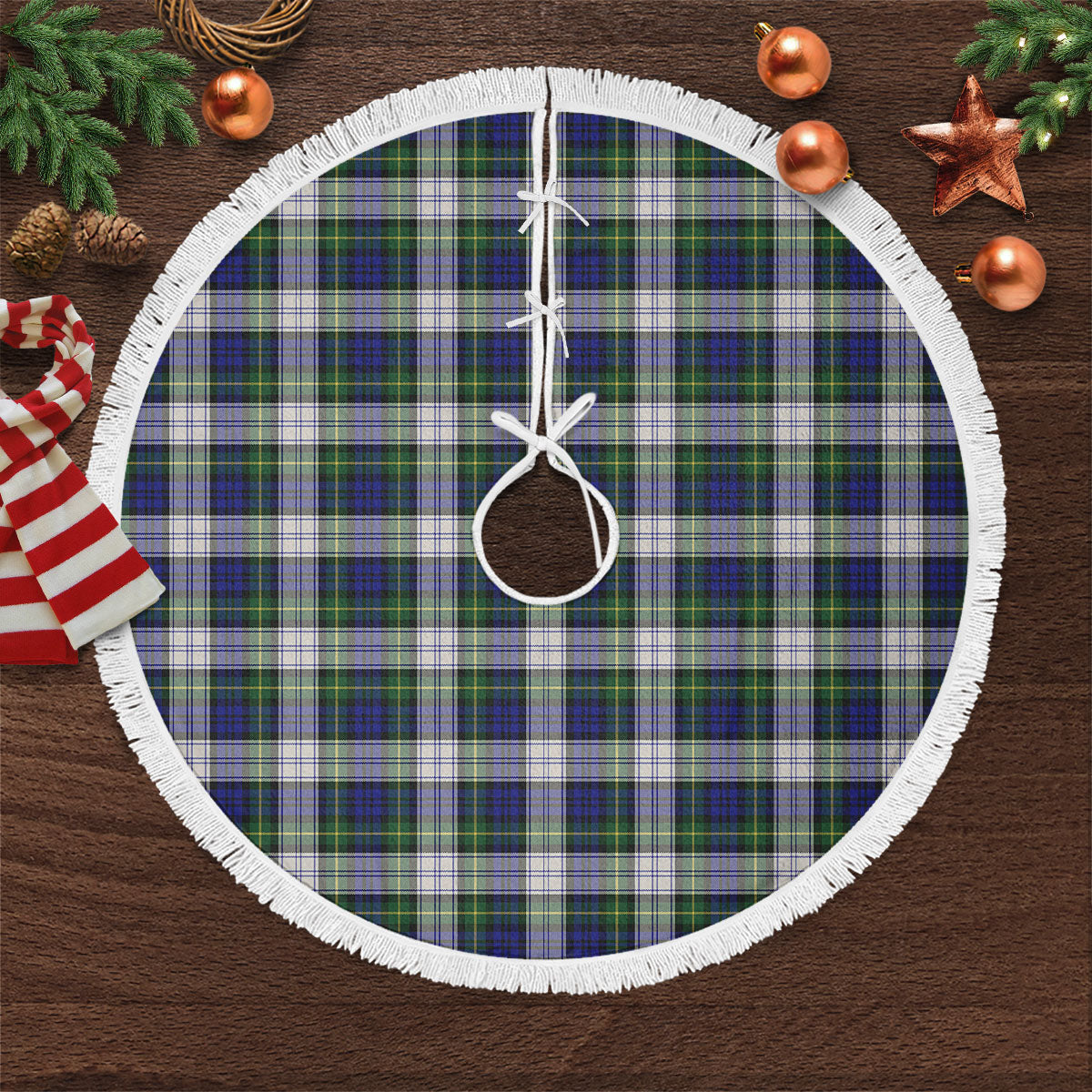 Clan Gordon Dress Modern Tartan Christmas Tree Skirt EU50 Gordon Dress Modern Tartan Tartan Christmas   