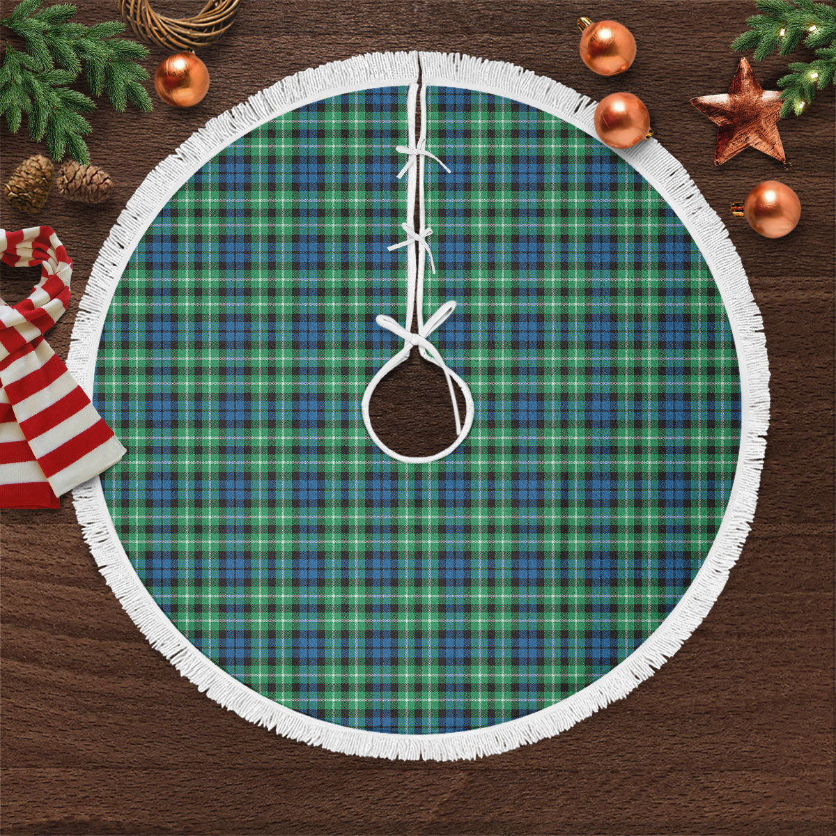 Clan Graham of Montrose Ancient Tartan Christmas Tree Skirt JY56 Graham of Montrose Ancient Tartan Tartan Christmas   