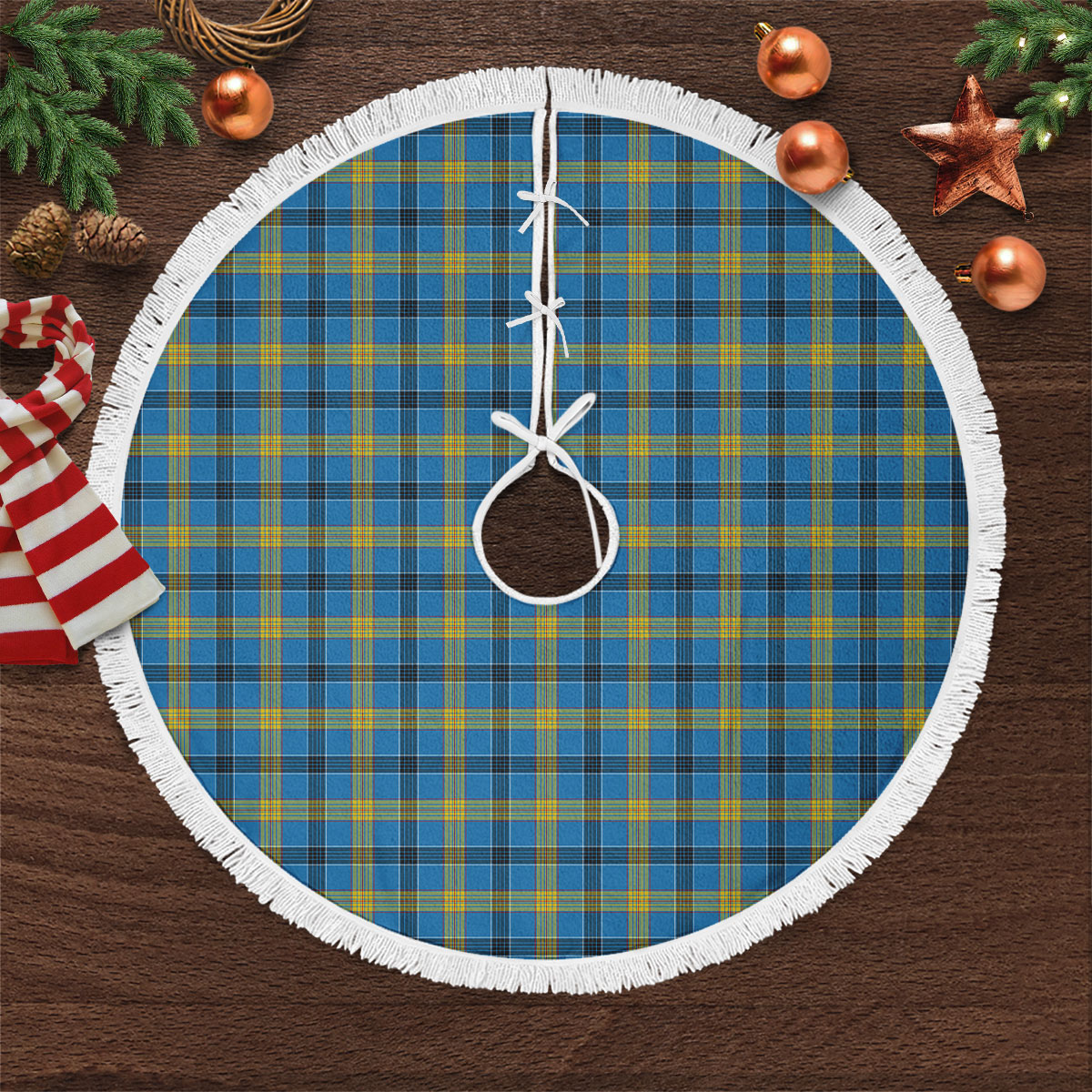 Clan Laing Tartan Christmas Tree Skirt MY96 Laing Tartan Tartan Christmas   