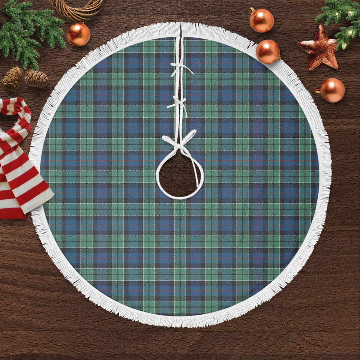 Clan Leslie Hunting Ancient Tartan Christmas Tree Skirt CY58 Leslie Hunting Ancient Tartan Tartan Christmas   