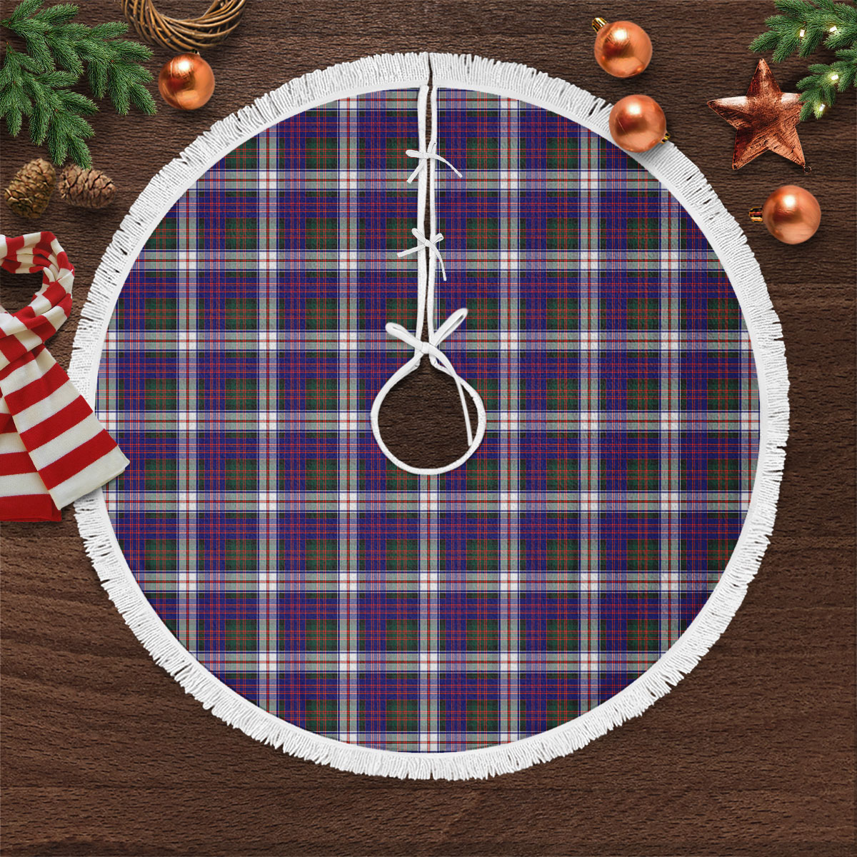 Clan MacDonald Dress Modern Tartan Christmas Tree Skirt BM46 MacDonald Dress Modern Tartan Tartan Christmas   